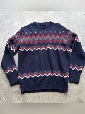 Barbour Regis Fair Isle Crew Neck Jumper Sweater